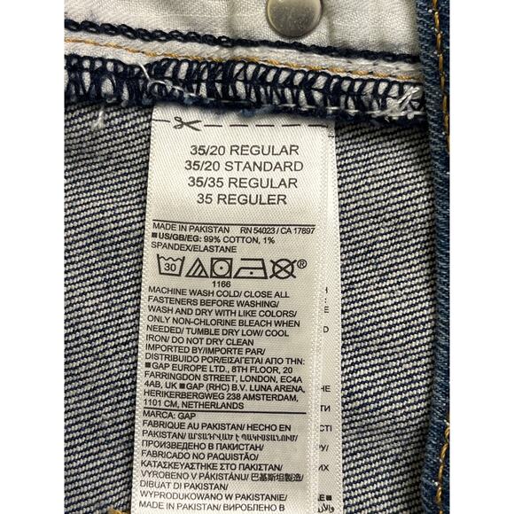 GAP High Rise Stride Wide Leg Blue Jeans, Size 20, NWT, MSRP: $79.95 - Picture 6 of 13